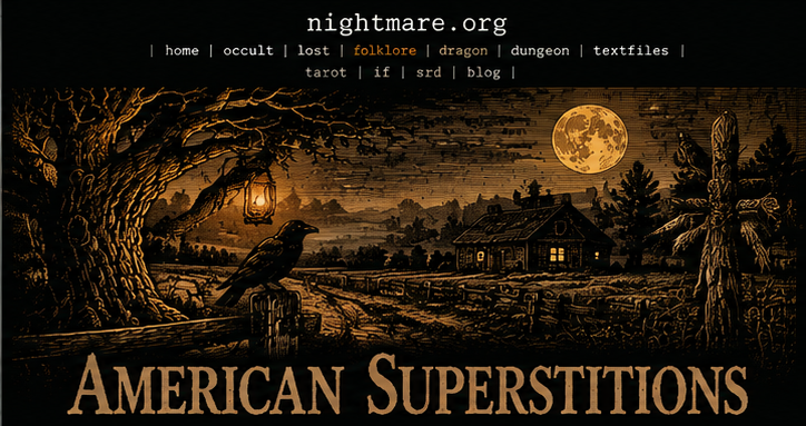 American Superstitions at nightmare.org